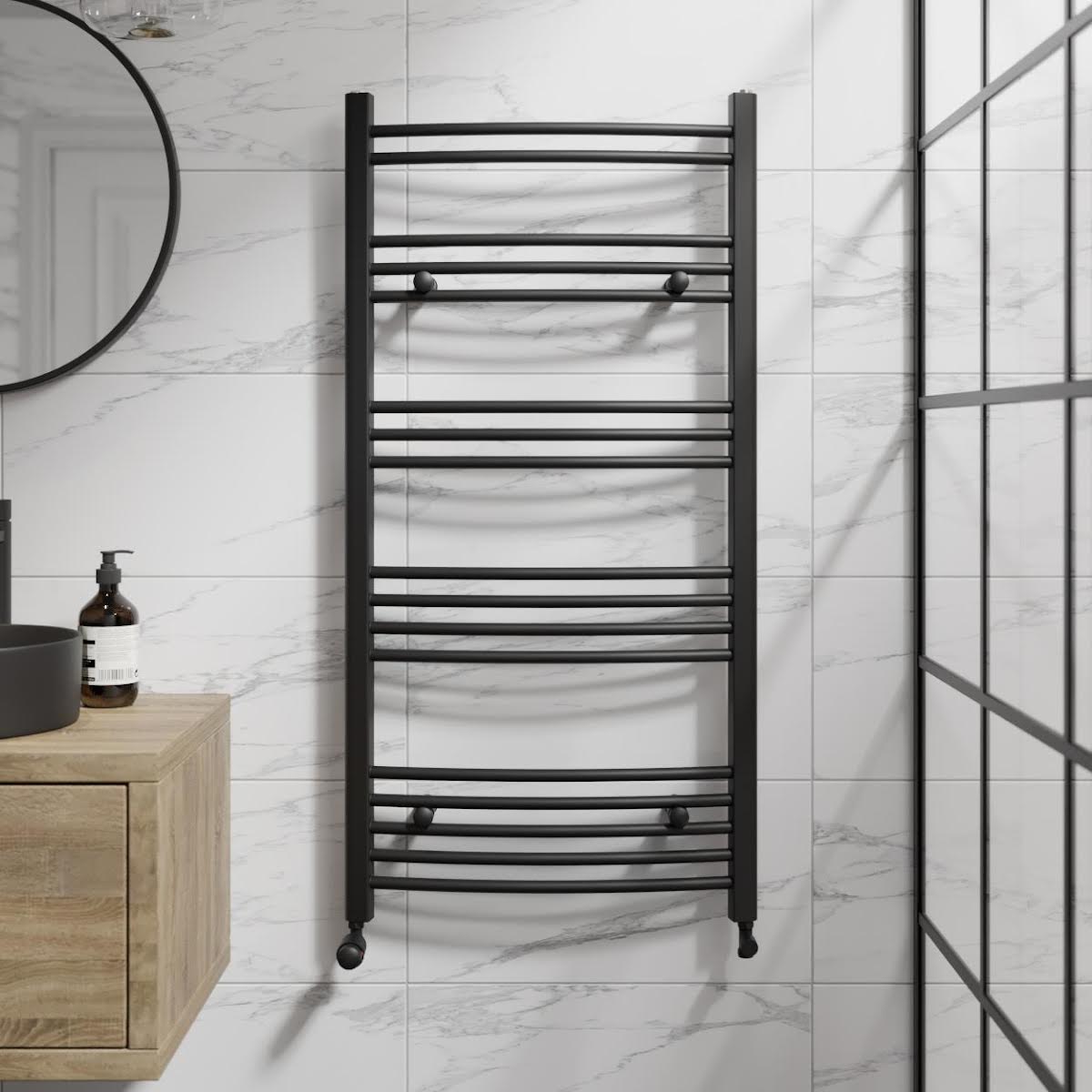 duratherm-curved-heated-towel-rail-matt-black-1200-x-600mm