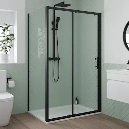 luxura-sliding-shower-enclosure-1000-x-800mm-with-tray-6mm-black