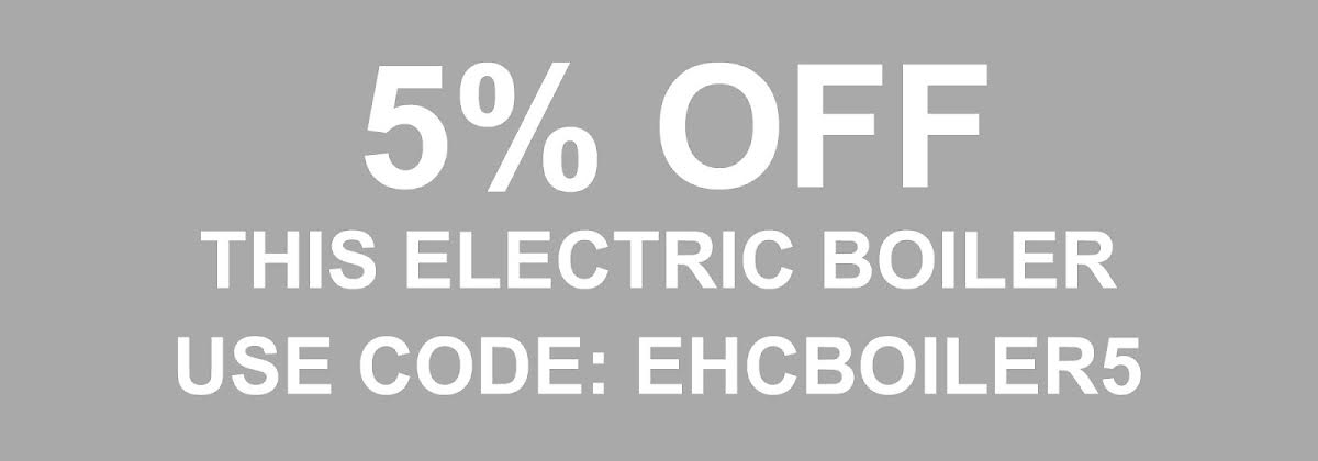 5% OFF EHC Electric Boilers