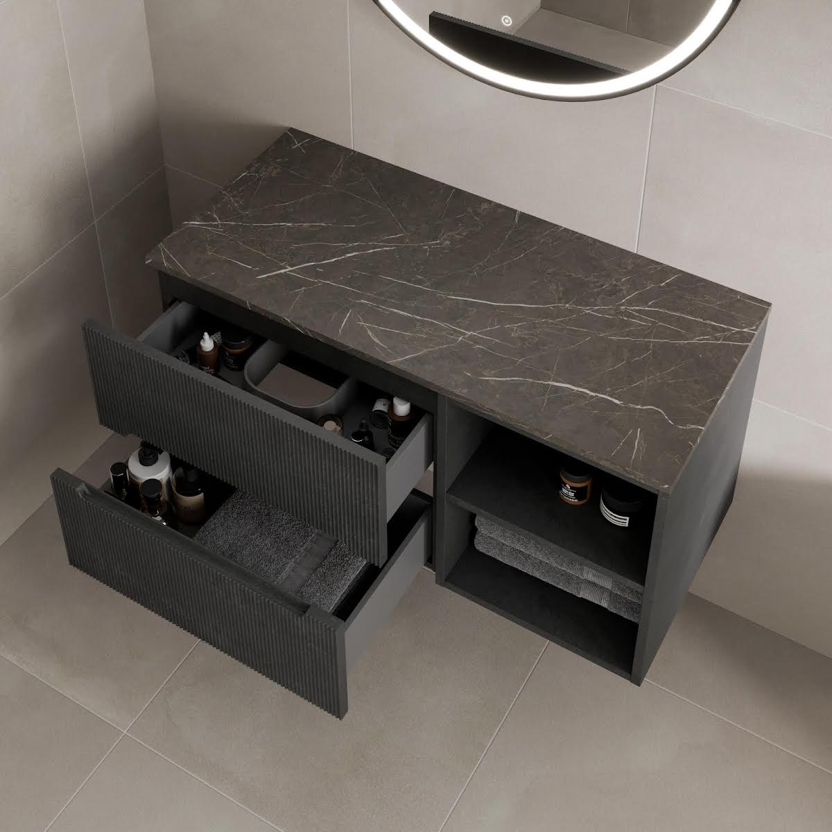 vitusso-fluted-black-wall-hung-bathroom-vanity-unit-without-basin-1000mm-grey-marble-top