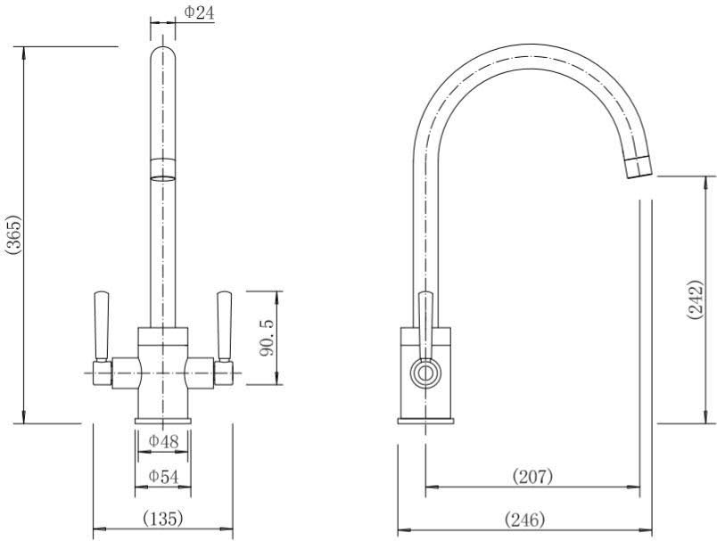 sauber-thun-kitchen-mixer-tap