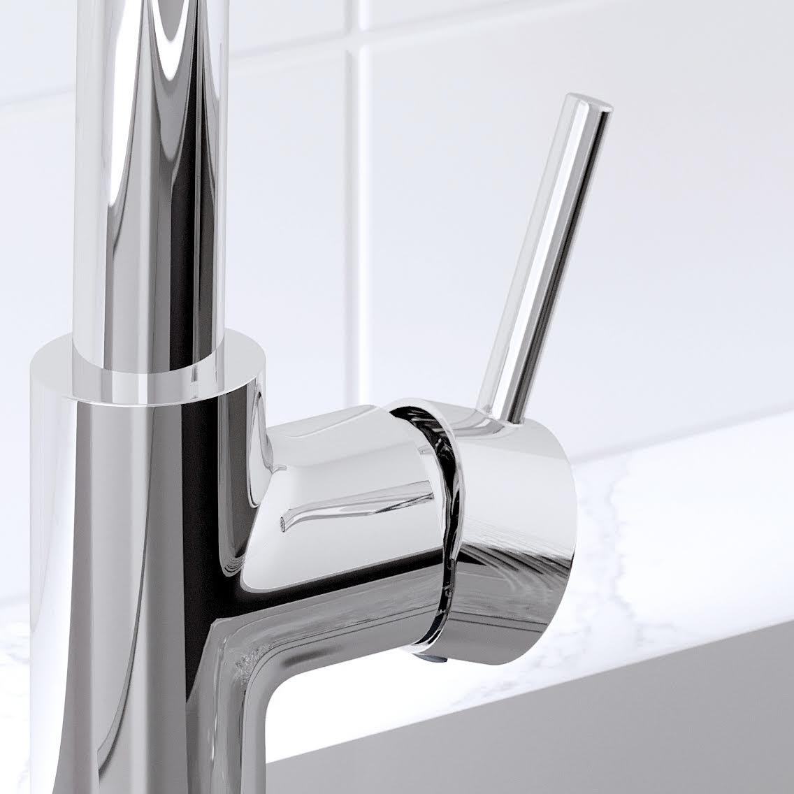 sauber-baden-pull-out-kitchen-tap-single-lever-chrome