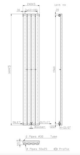 duratherm-vertical-oval-tube-single-panel-designer-radiator-1600-x-240mm-anthracite