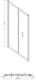 luxura-bifold-shower-door-1000mm-with-1000-x-700mm-tray-6mm-black