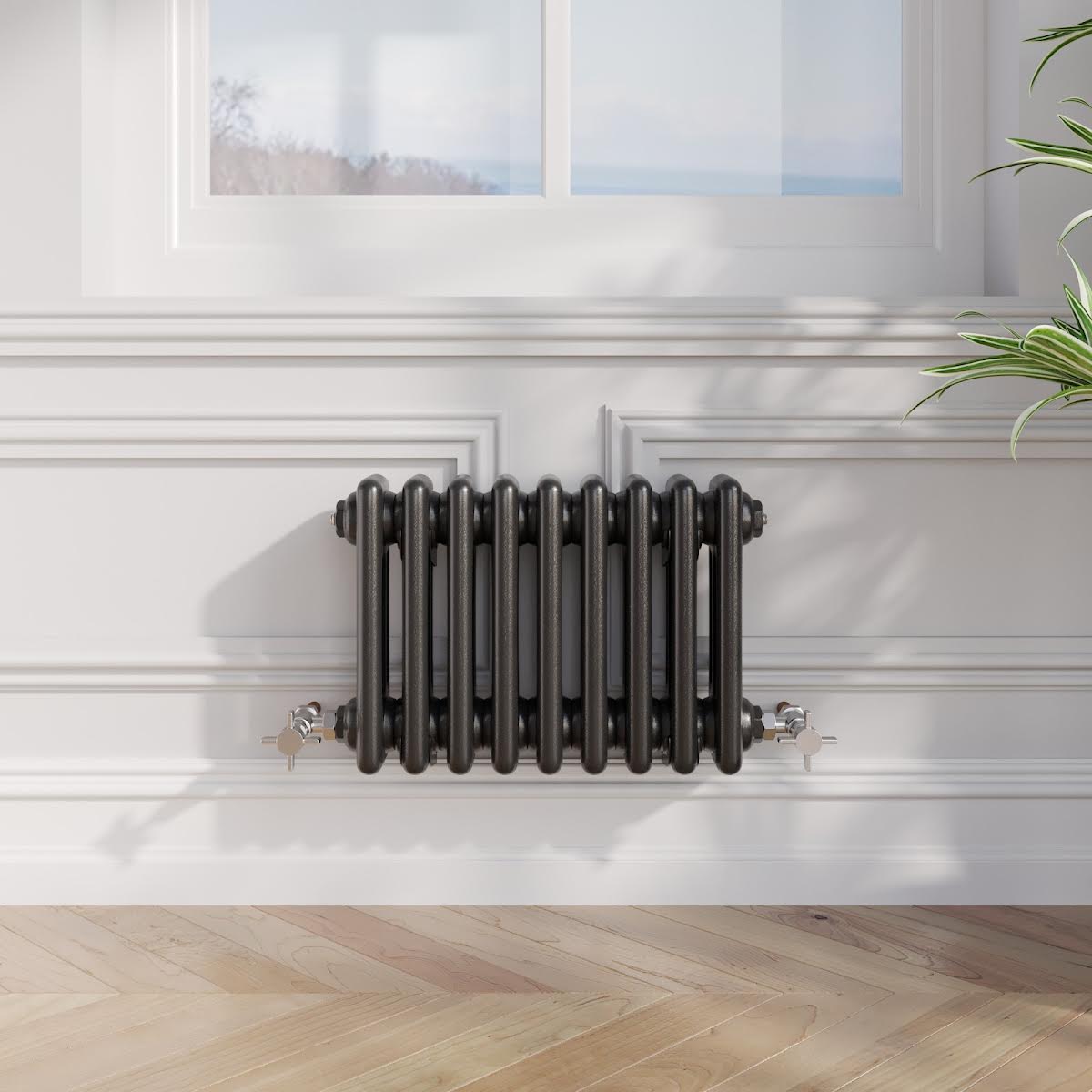 park-lane-traditional-colosseum-triple-bar-column-radiator-black-300-x-425mm