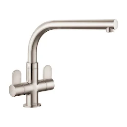 rangemaster-salorno-dual-lever-kitchen-mixer-tap-brushed