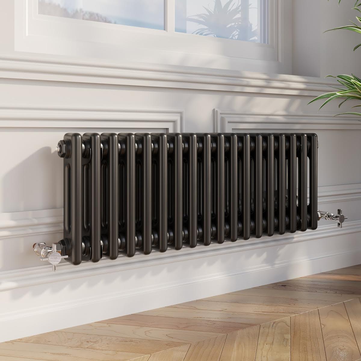 park-lane-traditional-colosseum-double-bar-column-radiator-black-300-x-830mm