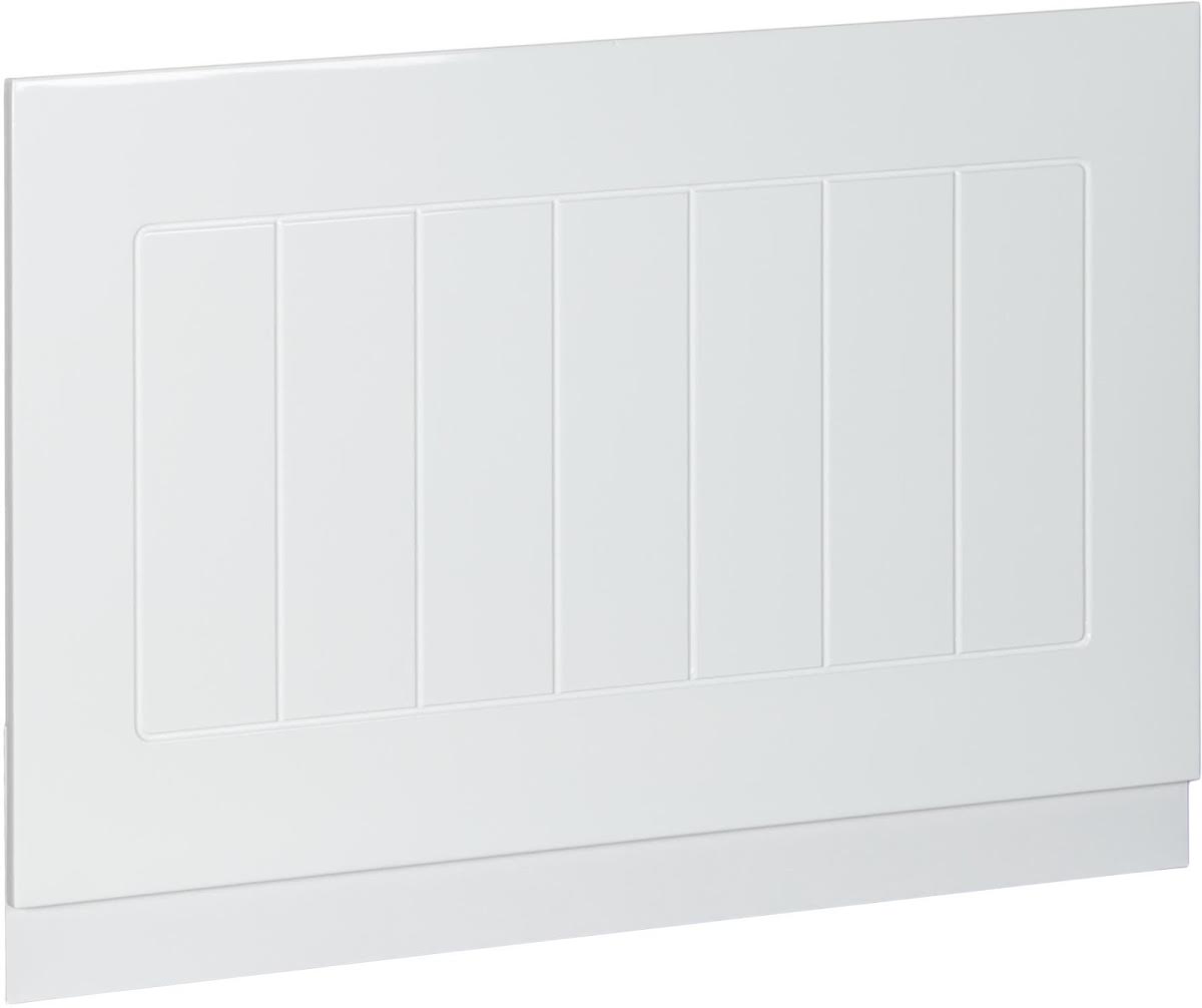 Ceramica Tongue & Groove Bath End Panel White 700mm