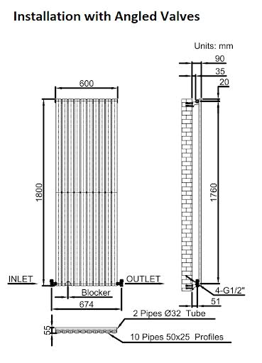 duratherm-vertical-oval-tube-single-panel-designer-radiator-1800-x-600mm-white