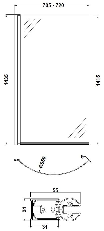 ceramica-p-shaped-1500mm-shower-bath-shower-screen-bath-panel-rh