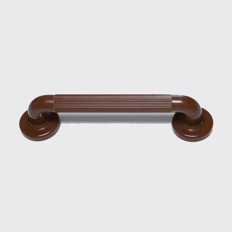 nymas-nymapro-plastic-fluted-300mm-grab-rail-with-concealed-fixings-brown-pfgb-12br