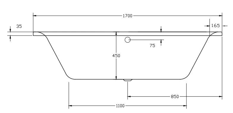 ceramica-double-ended-square-bath-1700-x-700mm