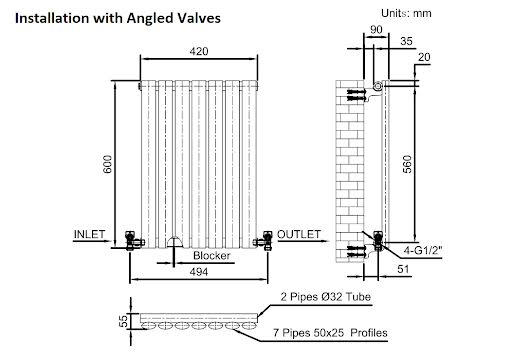 duratherm-horizontal-oval-tube-single-panel-designer-radiator-600-x-420mm-anthracite