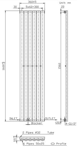 duratherm-vertical-oval-tube-single-panel-designer-radiator-1600-x-360mm-white