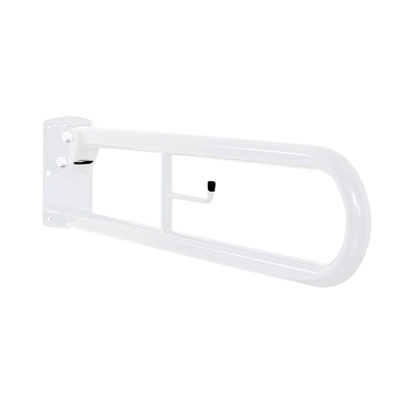 nymas-nymapro-550mm-hinged-rail-with-toilet-roll-holder-white-112055wh