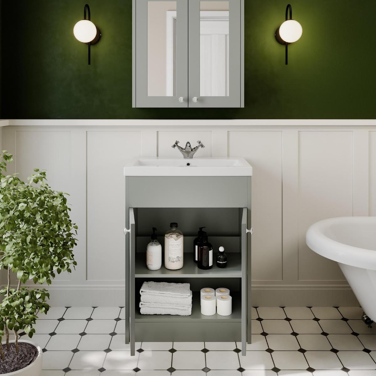 park-lane-oxford-grey-traditional-freestanding-vanity-unit-basin-600mm