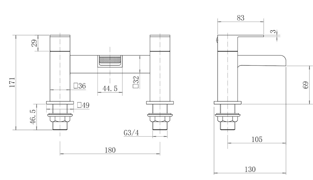 architeckt-dakota-bath-mixer-waterfall-tap-black-finish