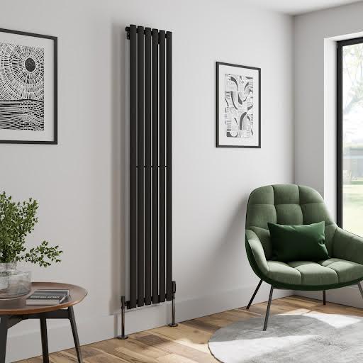 duratherm-vertical-oval-tube-single-panel-designer-radiator-1800-x-360mm-black