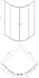 hydrolux-quadrant-shower-enclosure-800mm-with-raised-tray-4mm