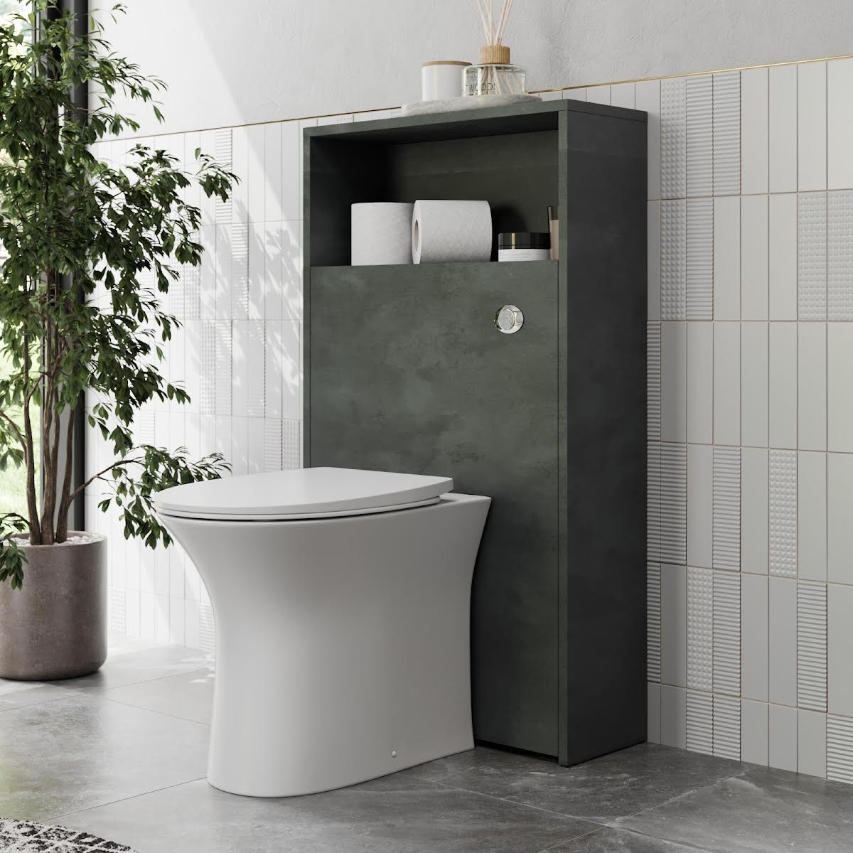 vitusso-idro-grey-back-to-wall-toilet-unit-affine-rennes-rimless-toilet-600mm