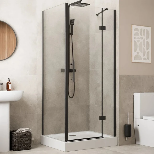 diamond-frameless-hinged-shower-enclosure-800-x-700mm-with-raised-anti-slip-tray-waste-8mm-black