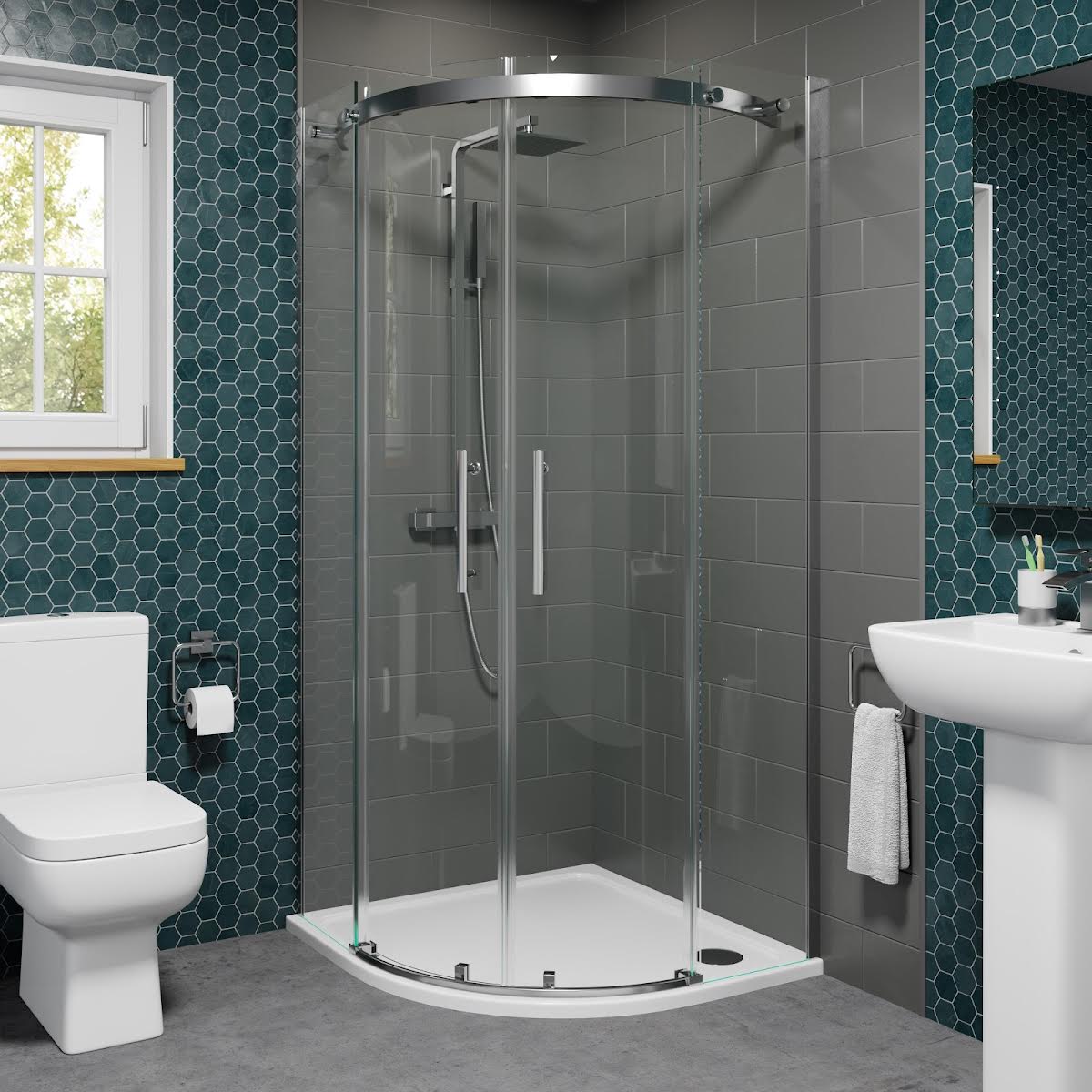 diamond-frameless-quadrant-shower-enclosure-800mm-8mm