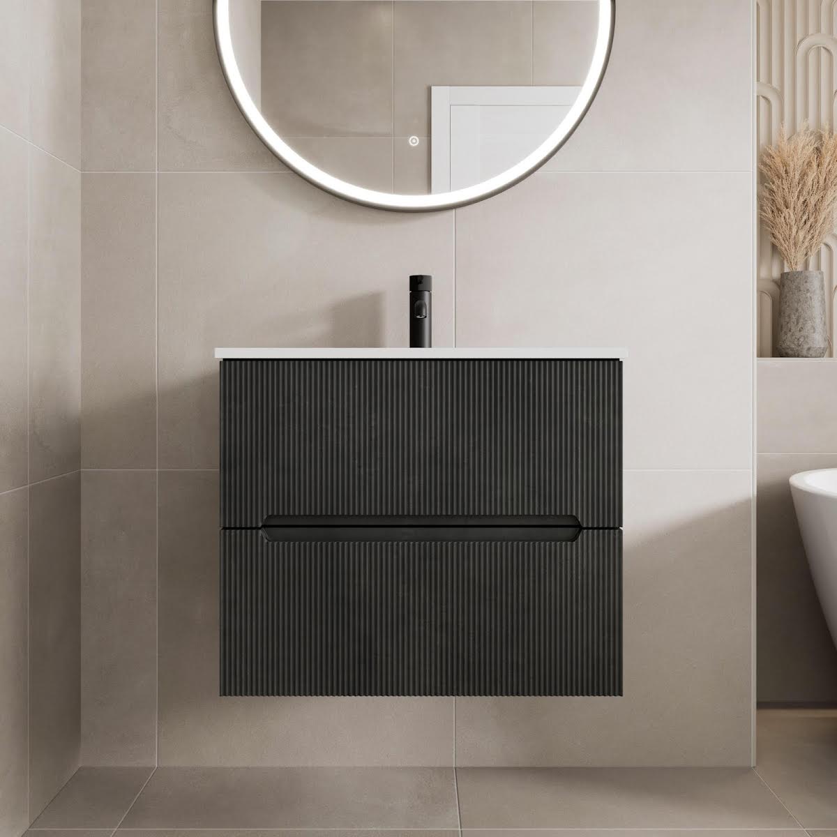 vitusso-fluted-black-wall-hung-bathroom-vanity-unit-with-basin-600mm