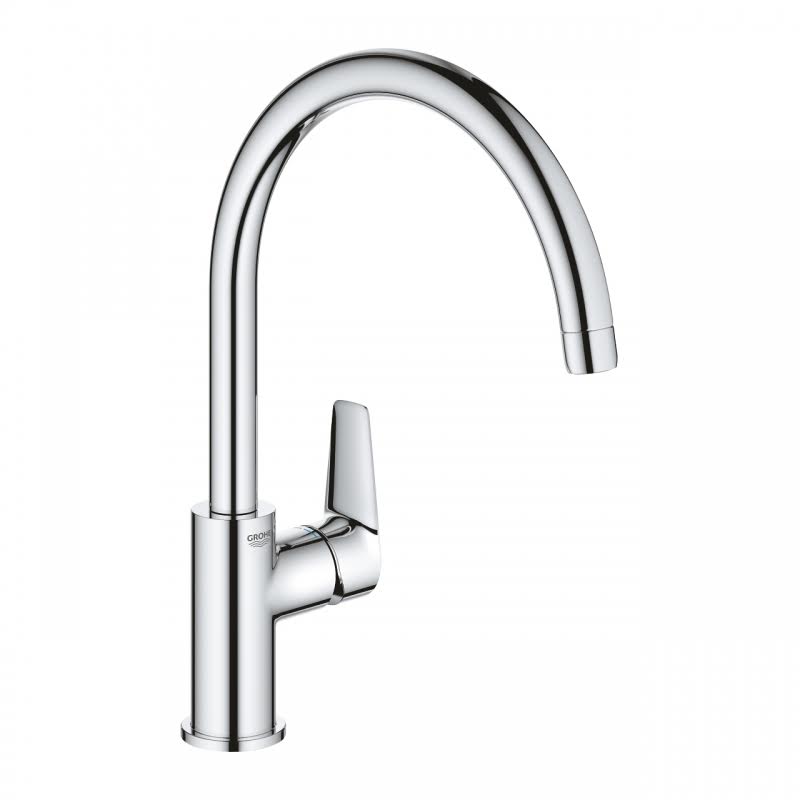 grohe-bauedge-ohm-single-lever-kitchen-mixer-tap-chrome