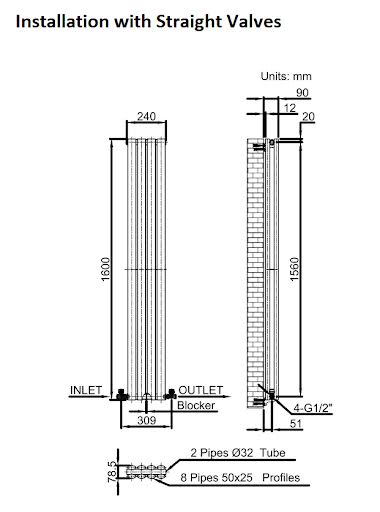 duratherm-vertical-oval-tube-double-panel-designer-radiator-1600-x-240mm-anthracite