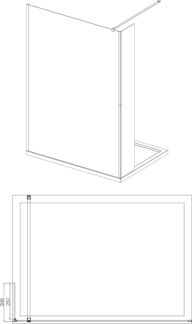 diamond-walk-in-shower-screens-with-1700-x-800mm-non-slip-tray-fixed-return-panel-8mm-chrome