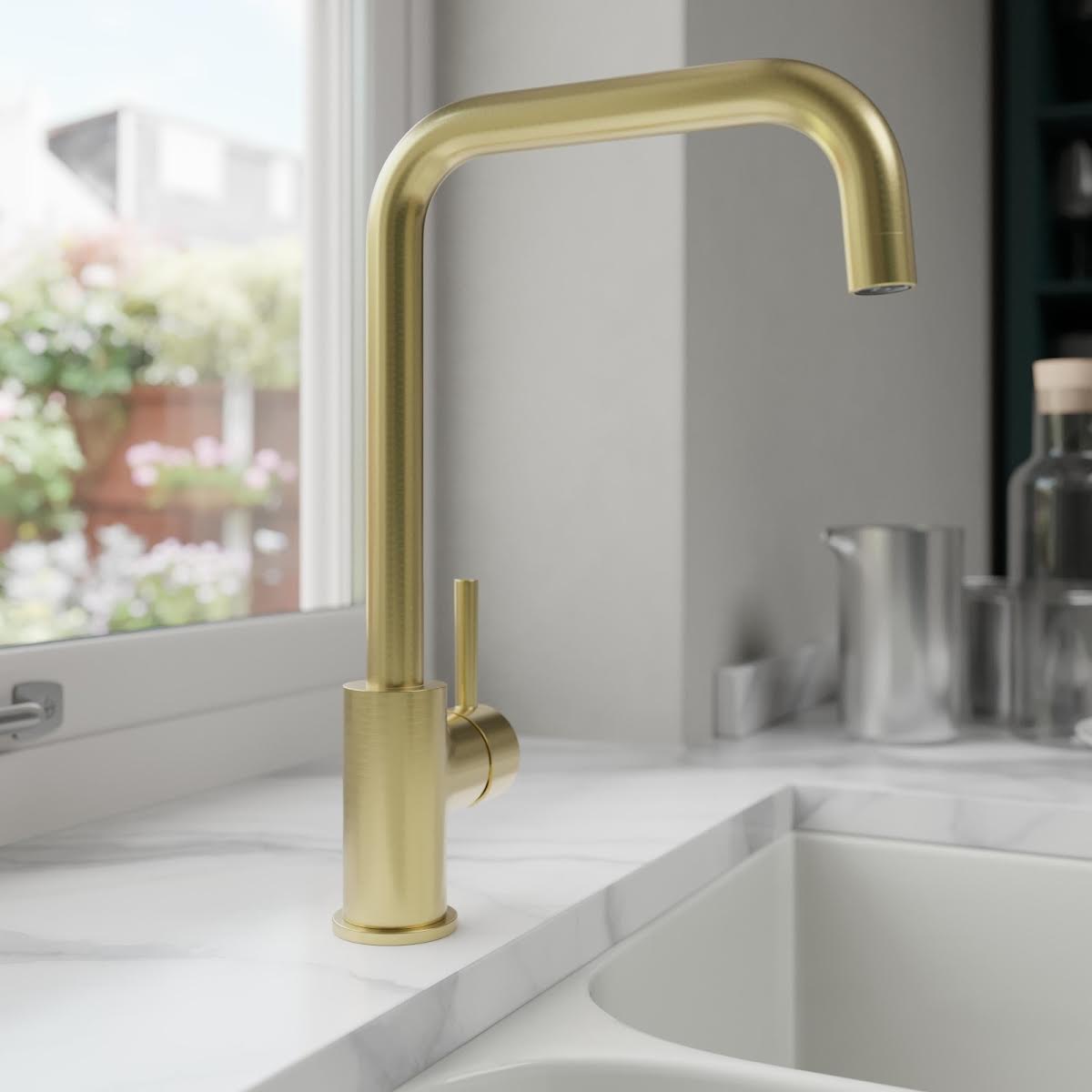 sauber-single-lever-kitchen-mixer-tap-brushed-gold