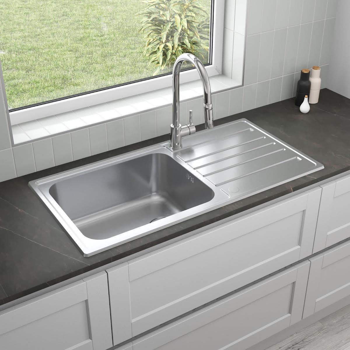 sauber-inset-single-bowl-stainless-steel-kitchen-sink-with-drainer-rectangular