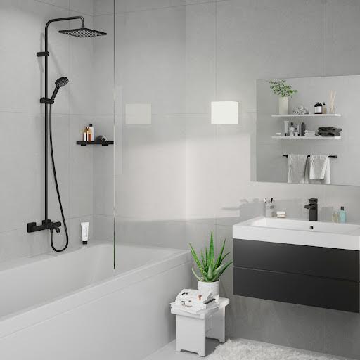 hansgrohe-vernis-shape-240-1jet-dual-head-thermostatic-mixer-shower-with-bath-matt-black