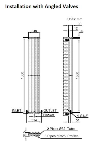 duratherm-vertical-oval-tube-double-panel-designer-radiator-1600-x-240mm-anthracite