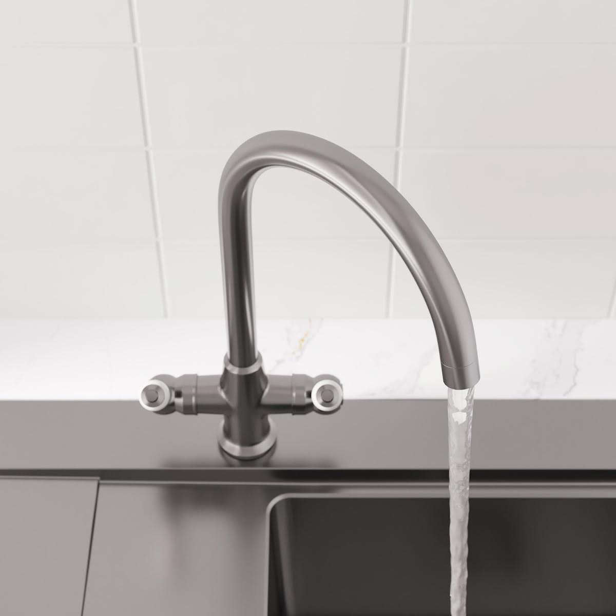 sauber-burford-kitchen-mixer-tap-brushed-finish