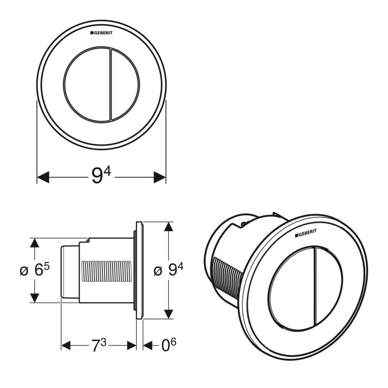 geberit-pneumatic-plastic-dual-flush-buttons-for-12cm-15cm-concealed-cisterns