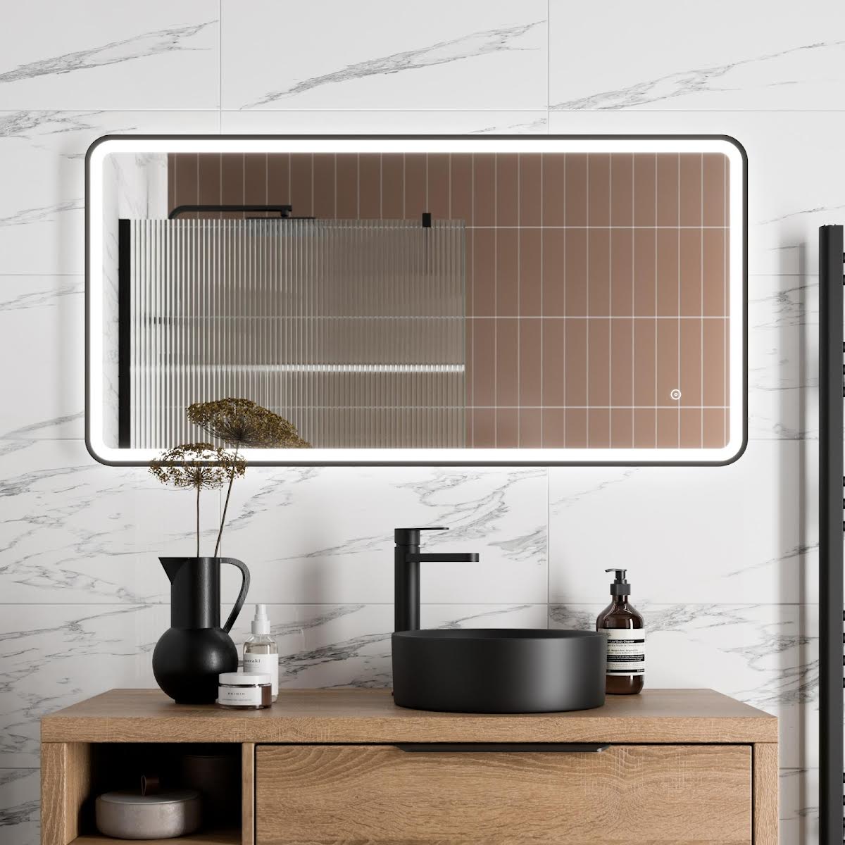 artis-rectangular-led-mirror-with-demister-600-x-1200mm-matt-black