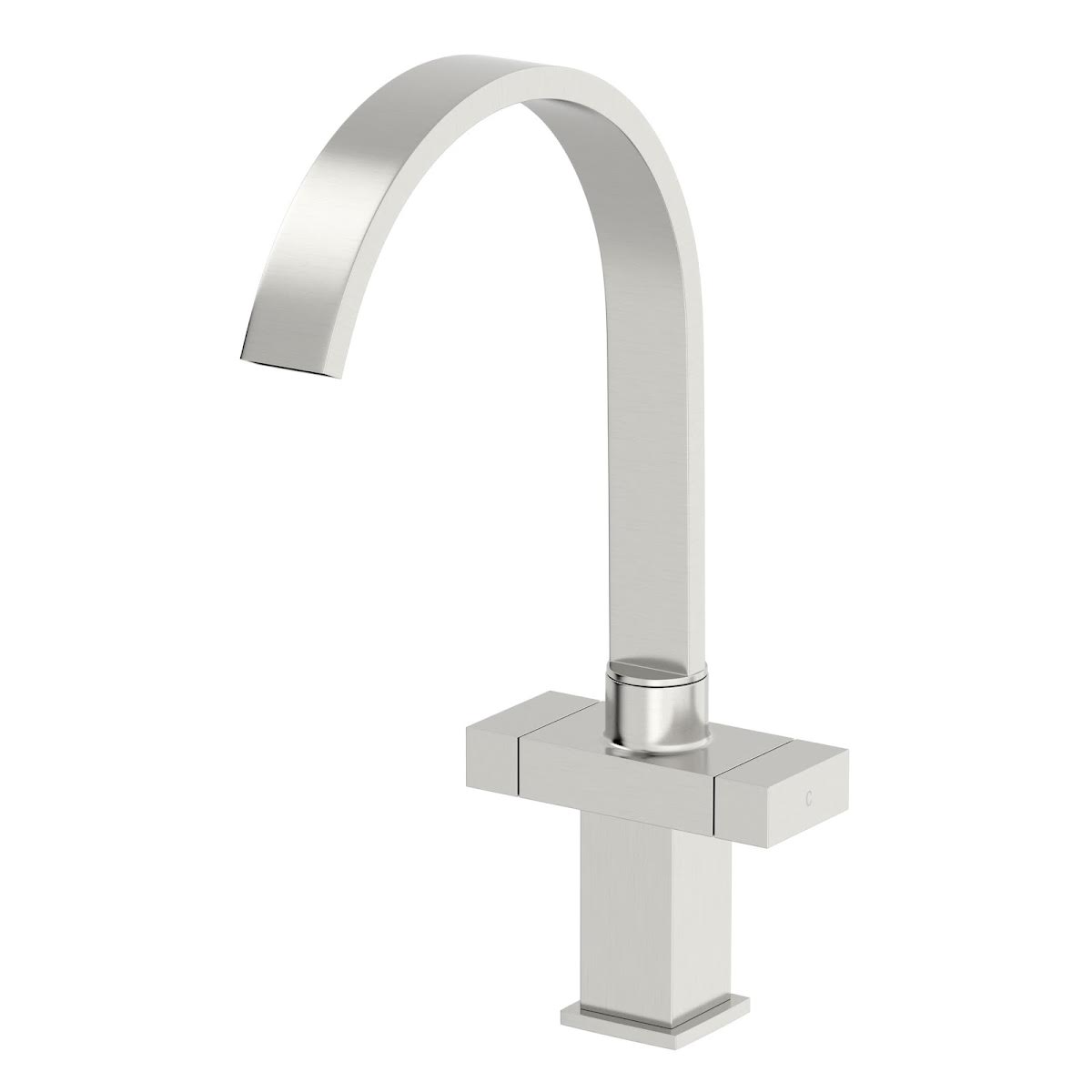 sauber-aarau-kitchen-mixer-tap-brushed-finish