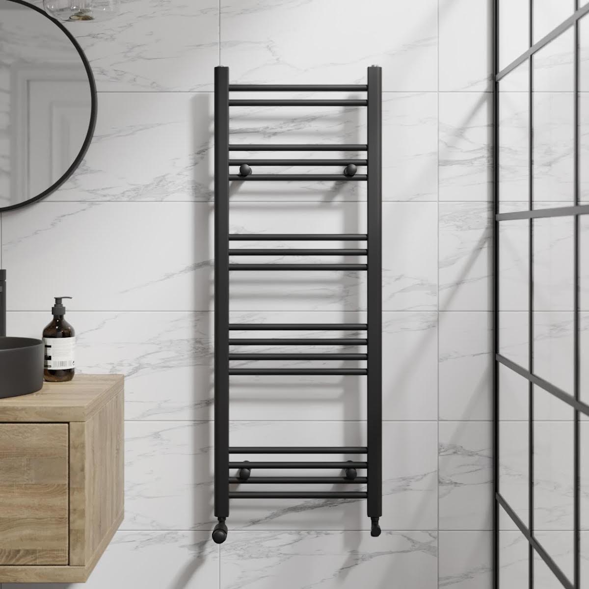 duratherm-heated-towel-rail-matt-black-1200-x-450mm-flat