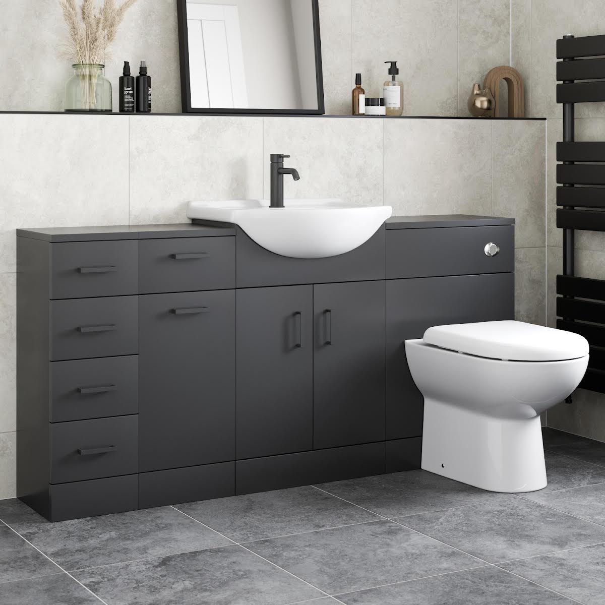 alpine-black-toilet-basin-vanity-unit-combination-with-laundry-drawer-unit-1564mm