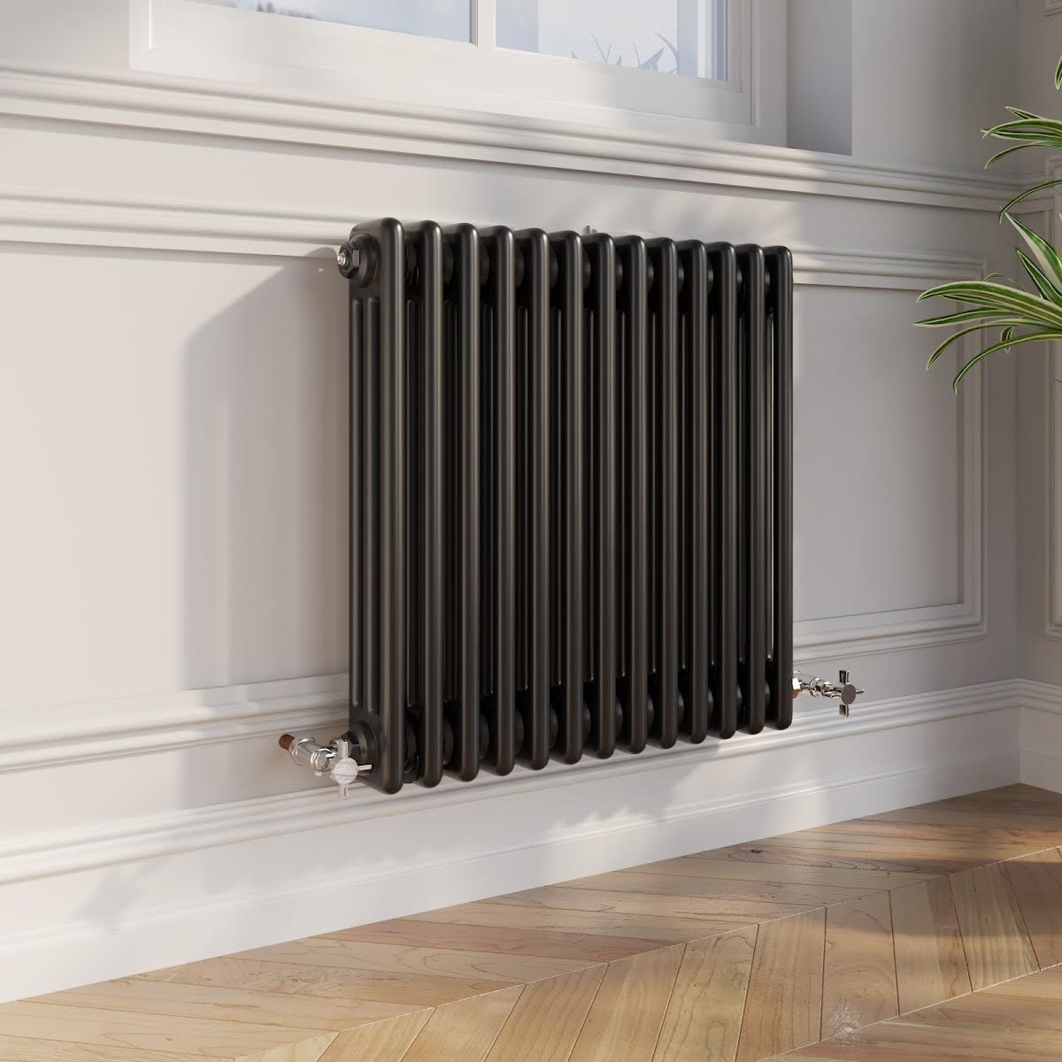 park-lane-traditional-colosseum-triple-bar-column-radiator-black-600-x-605mm