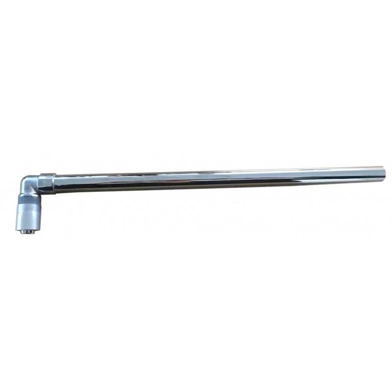 buteline-chrome-extended-elbow-300mm