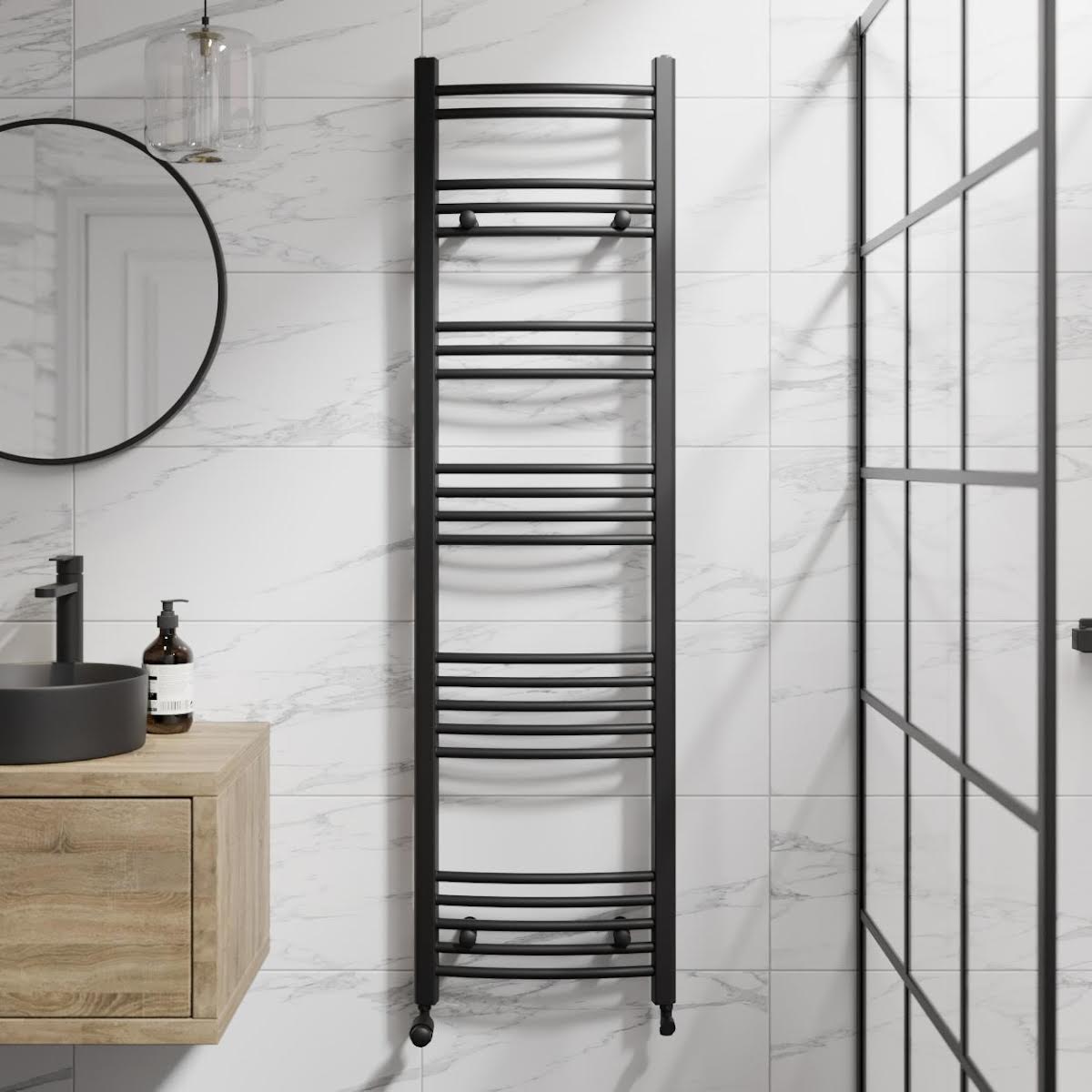 duratherm-curved-heated-towel-rail-matt-black-1600-x-450mm