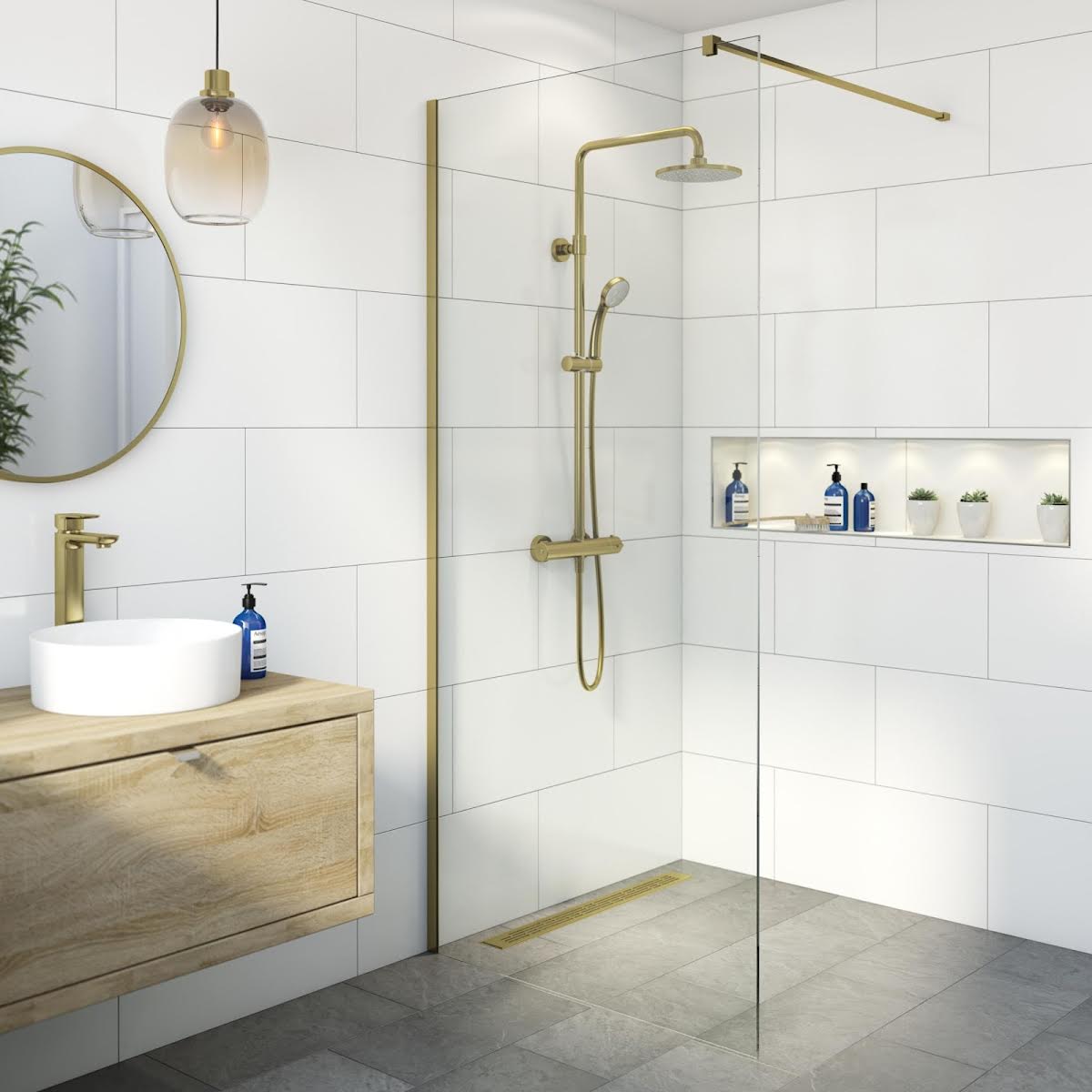 diamond-wet-room-shower-screen-1000mm-8mm-brushed-brass