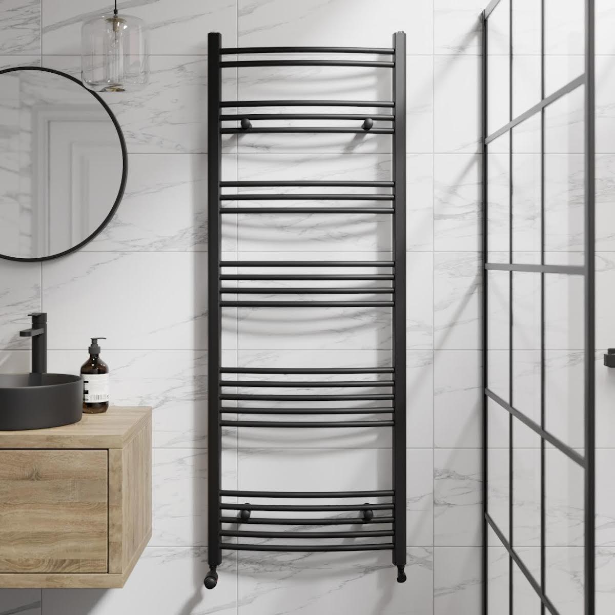 duratherm-curved-heated-towel-rail-matt-black-1600-x-600mm