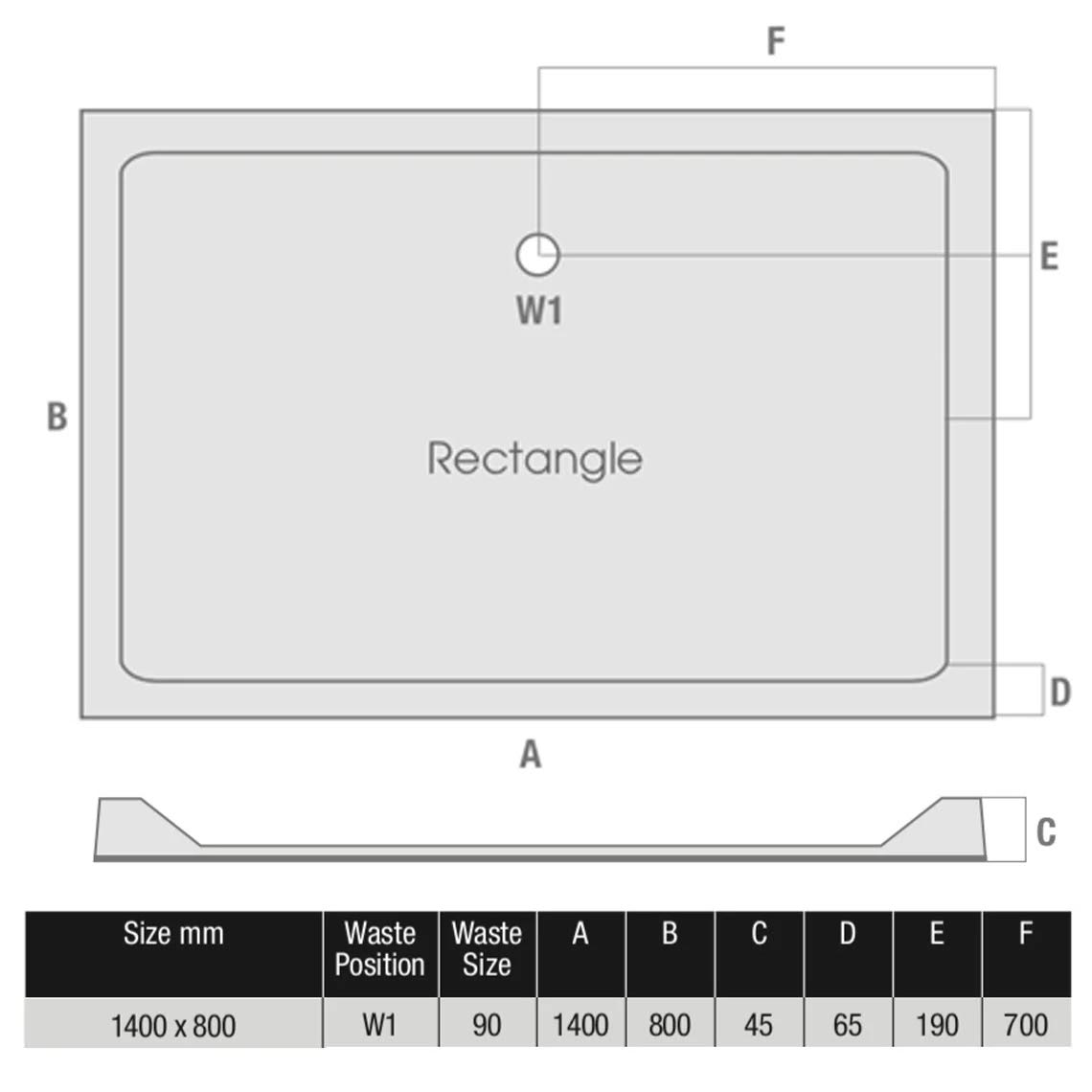 luxura-sliding-shower-door-1400mm-with-1400-x-800mm-tray-6mm