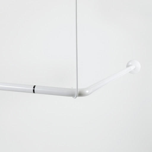 Nymas NymaCARE L-Shaped Shower Curtain Rail - 1200mm x 1200mm ...