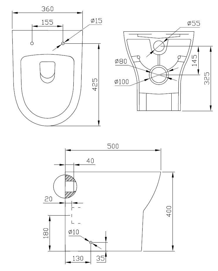 ceramica-arles-back-to-wall-toilet-with-concealed-cistern-soft-close-seat