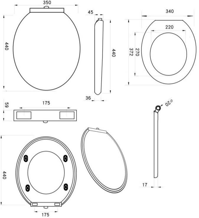 ceramica-forli-soft-close-round-toilet-seat-bottom-fix-white