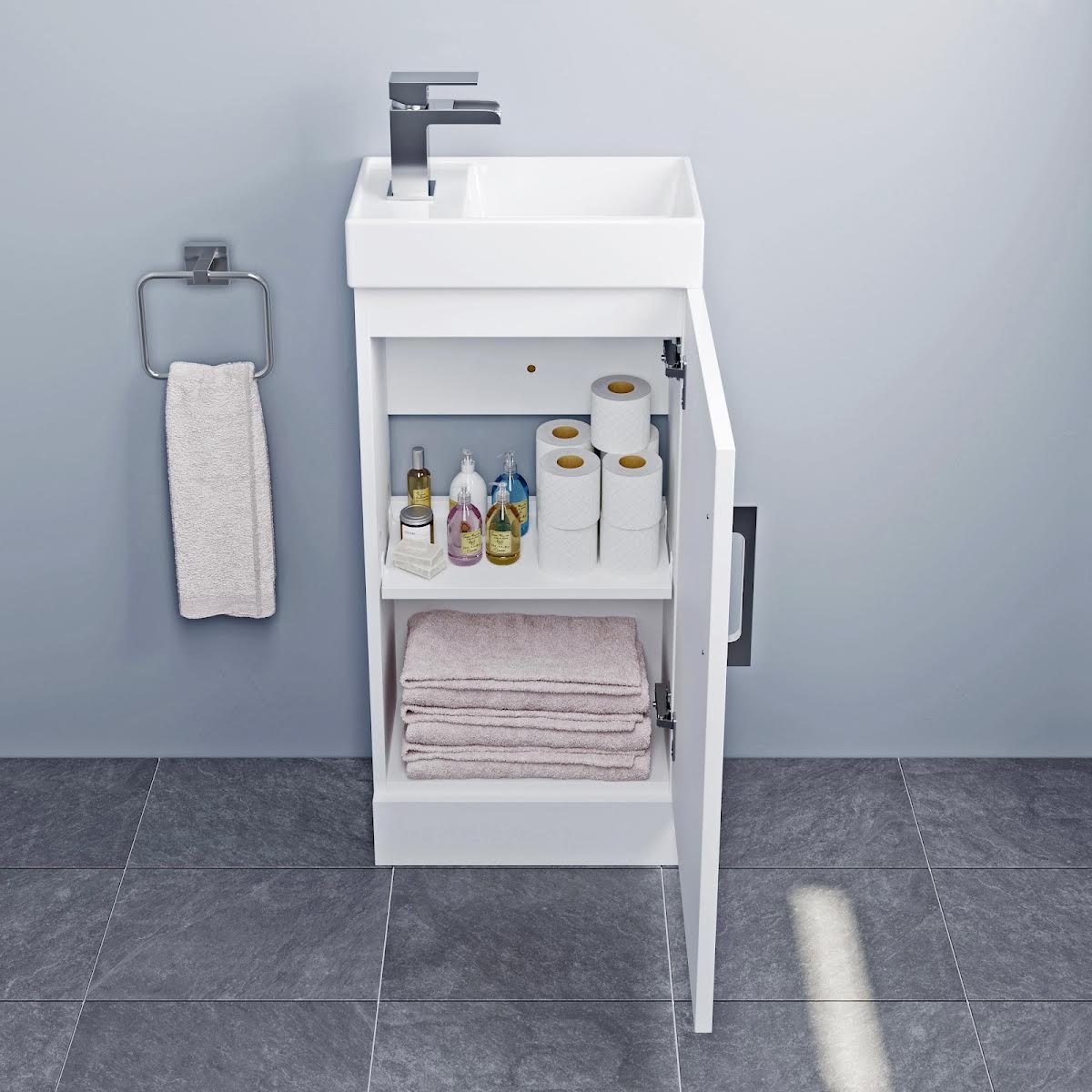 artis-breeze-white-gloss-cloakroom-vanity-unit-400mm-ibbardo-basin-mixer-tap-waste